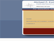 Tablet Screenshot of michaelessington.com